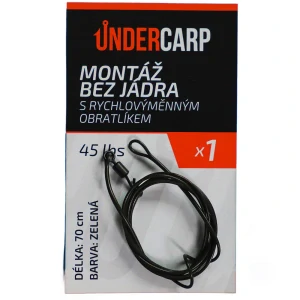 Montáž bez jádra s rychlovýměnným obratlíkem 45 lbs / 70 cm
