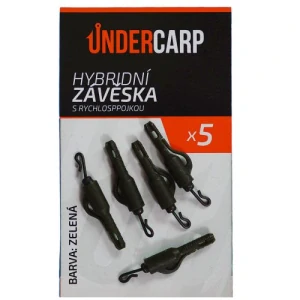 Hybridní závěska s rychlospojkou – zelená