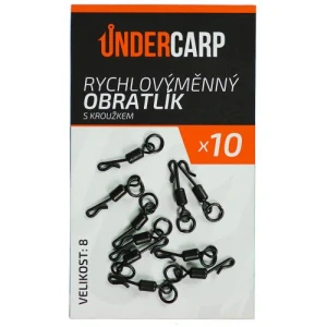 Rychlovýměnný obratlík s kroužkem – velikost 8