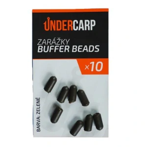 Zarážky Buffer Beads – hnědé / zelené