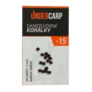 Samosvorné korálky – zelené, hnědé (4, 6, 8 mm)