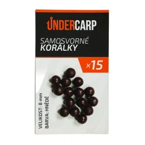 Samosvorné korálky – zelené, hnědé (4, 6, 8 mm)