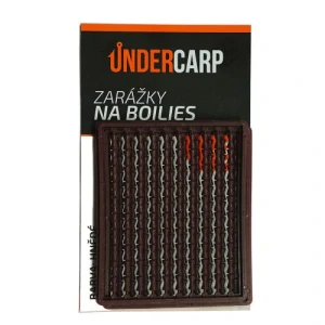 Zarážky na boilies – tvrdé, hnědé / čiré