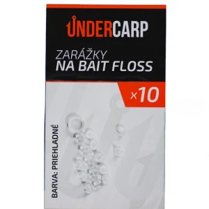 Zarážky na bait floss – průhledné