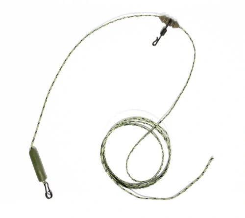 Hotová helikopterová montáž s leadcorem 45 lbs / 100 cm zelená